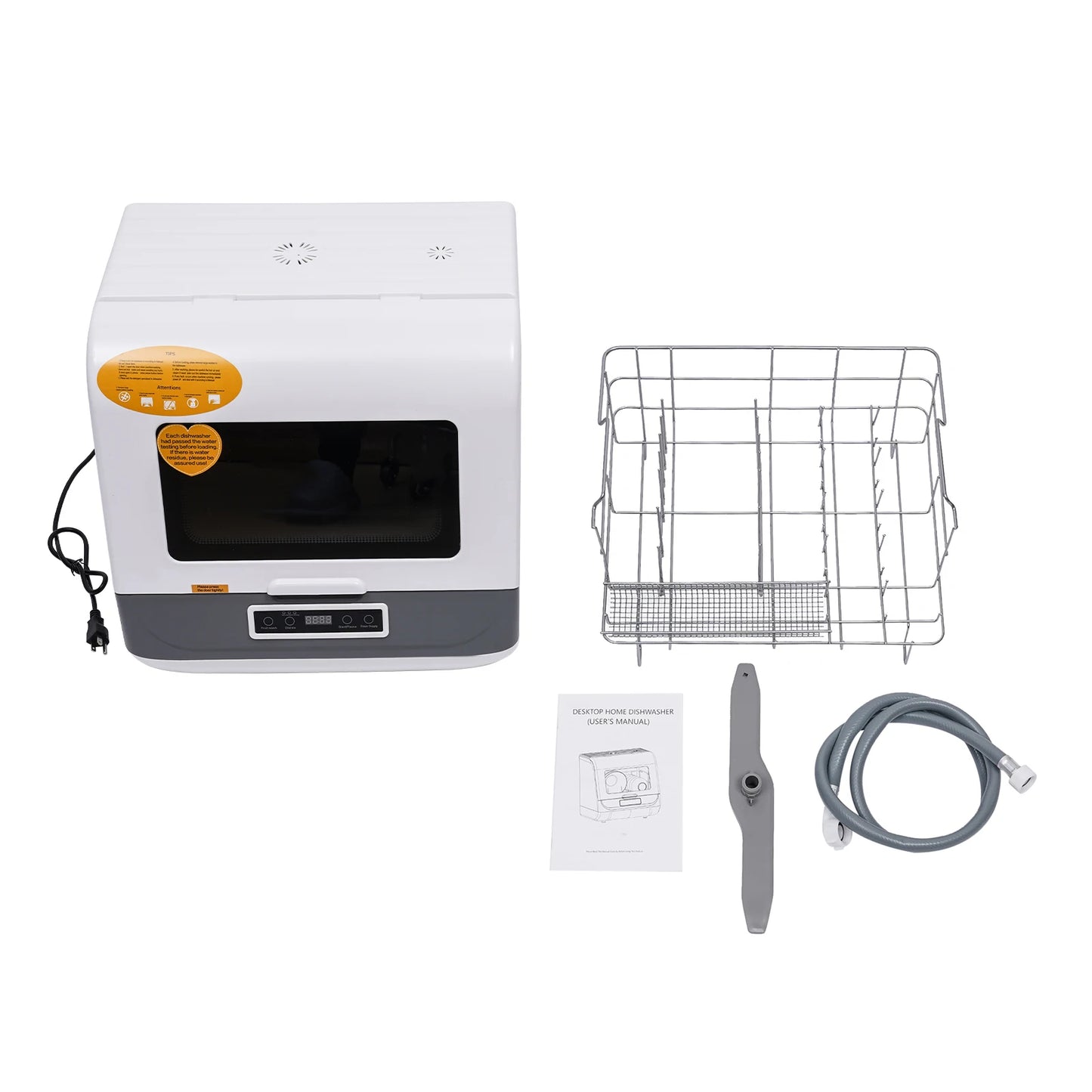 Countertop Dishwasher+800W Rated Power, Portable