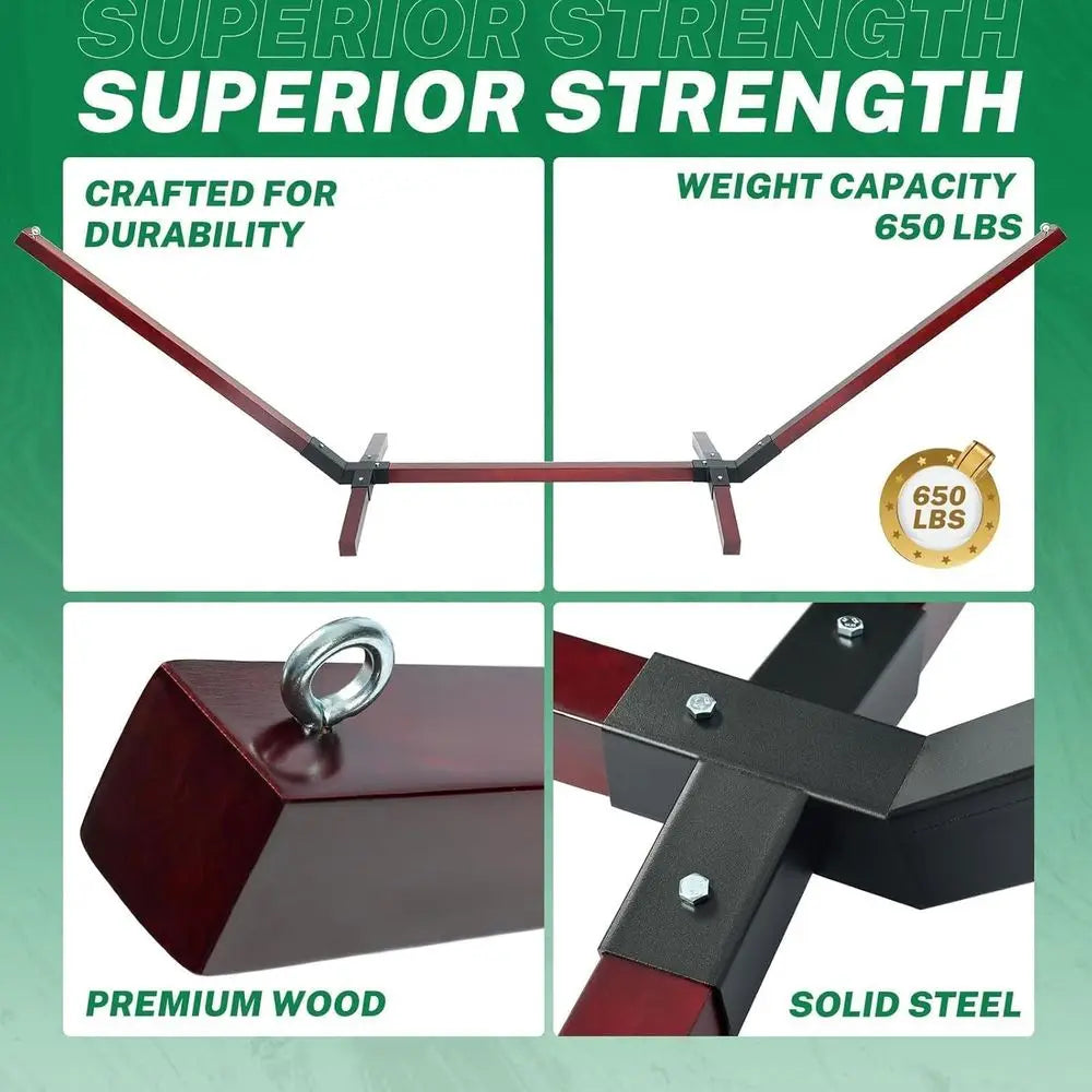 Wooden Hammock Stand