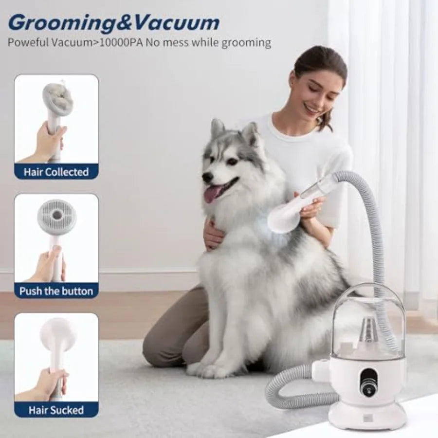 Pet Hair Vacuum Grooming Kit