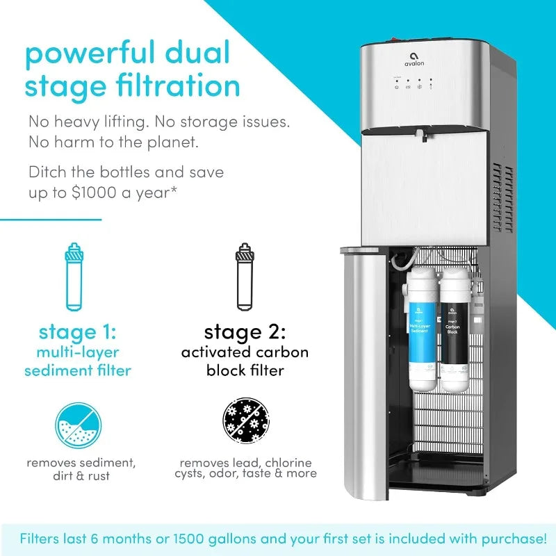 Self Cleaning Bottleless Water Cooler / Dispenser