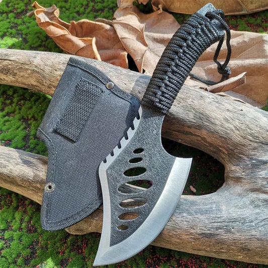 Lightweight Camping Axe with Paracord Handle & Nylon Sheath