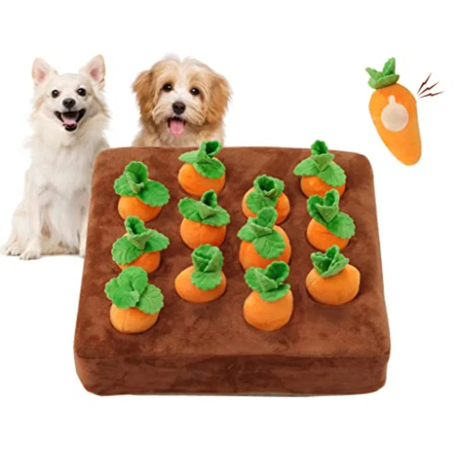 Squeak Carrot Snuffle Mat for Dogs