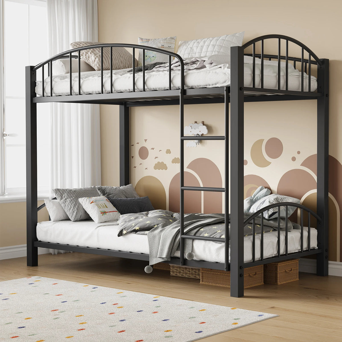 Twin Over Twin Metal Bunk Bed