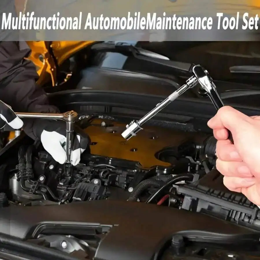 46-Piece Mechanic Tool Set 1/4-Inch Drive