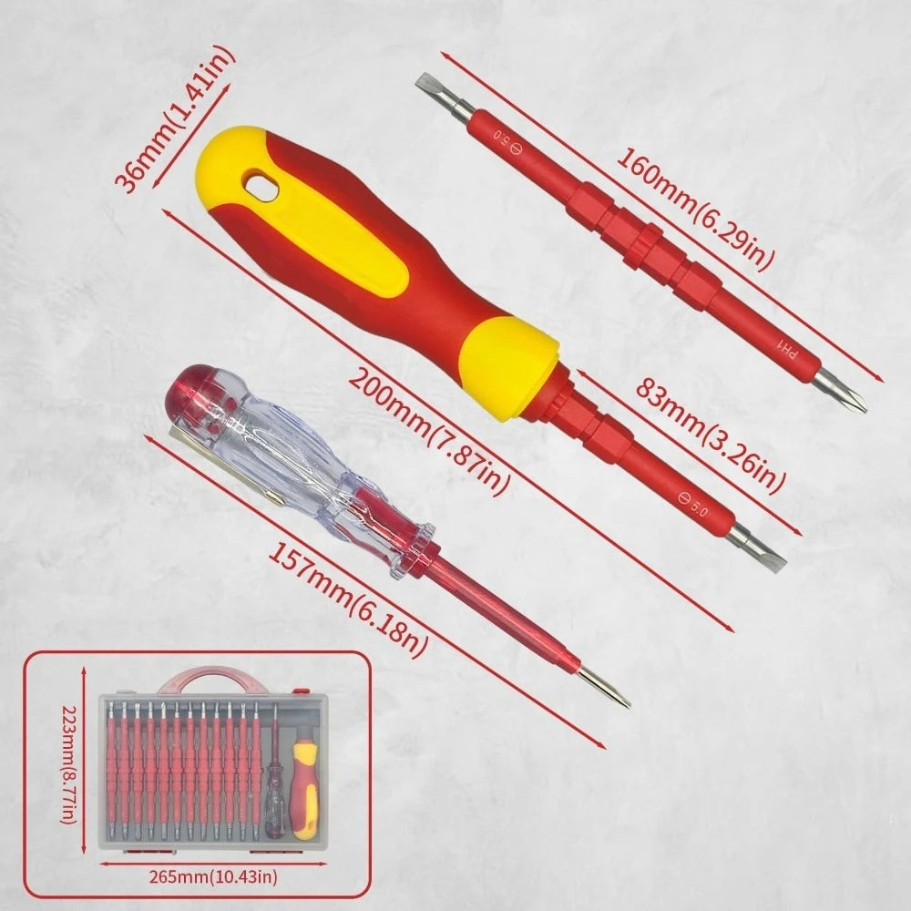 1000V Insulated Screwdriver Set