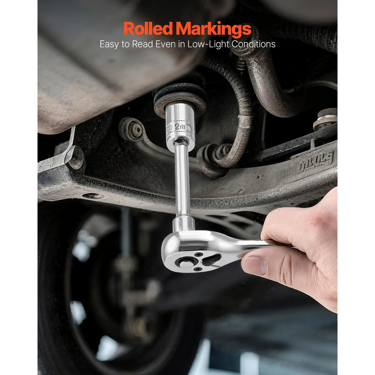 1/4 inch Drive Socket and Ratchet Set, SAE and Metric