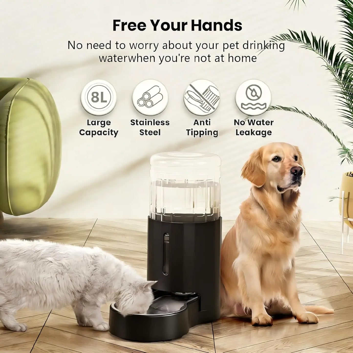 8L Automatic Pet Water Dispenser