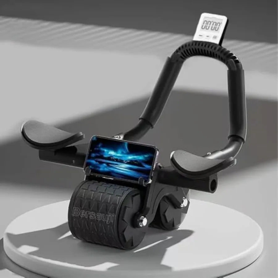 Ab Roller Wheel with Knee Mat andTimer