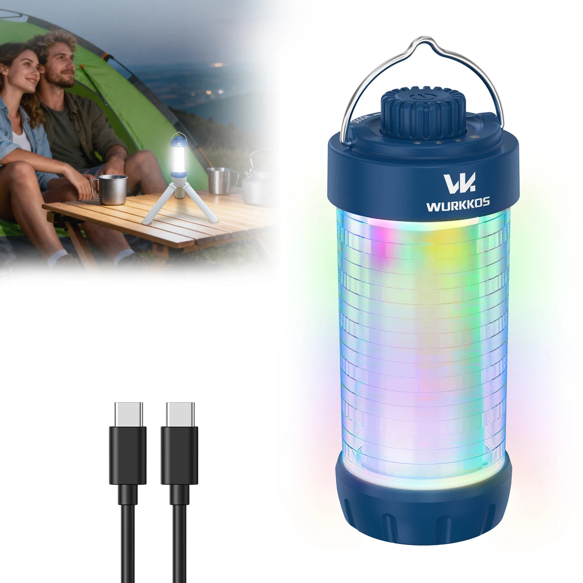 360° Flashlight 550 Lumens  Rechargeable