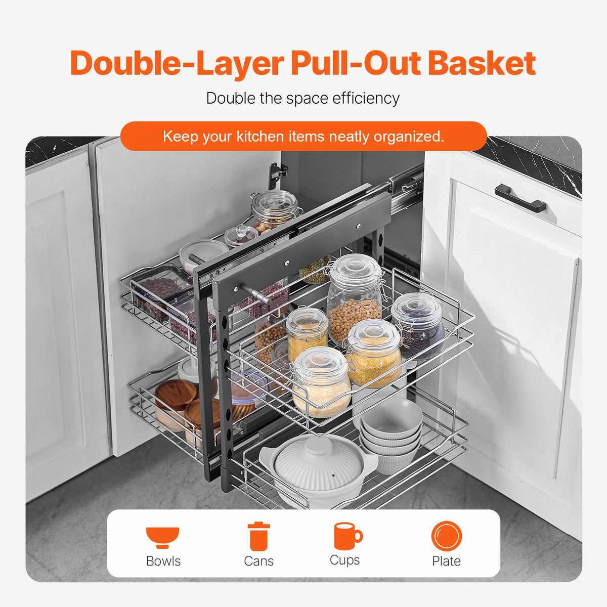 Blind Corner Pull Out Organizer