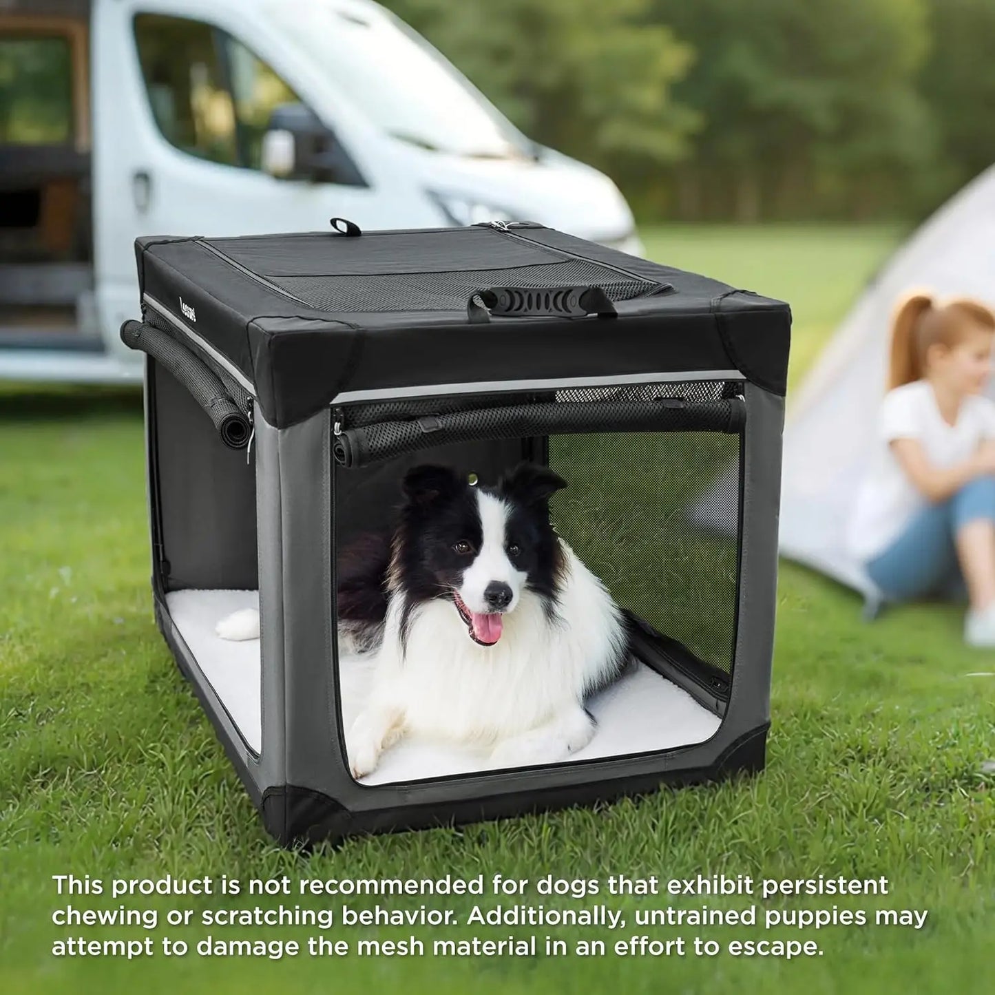 Soft Collapsible Dog Crate - 42 Inch