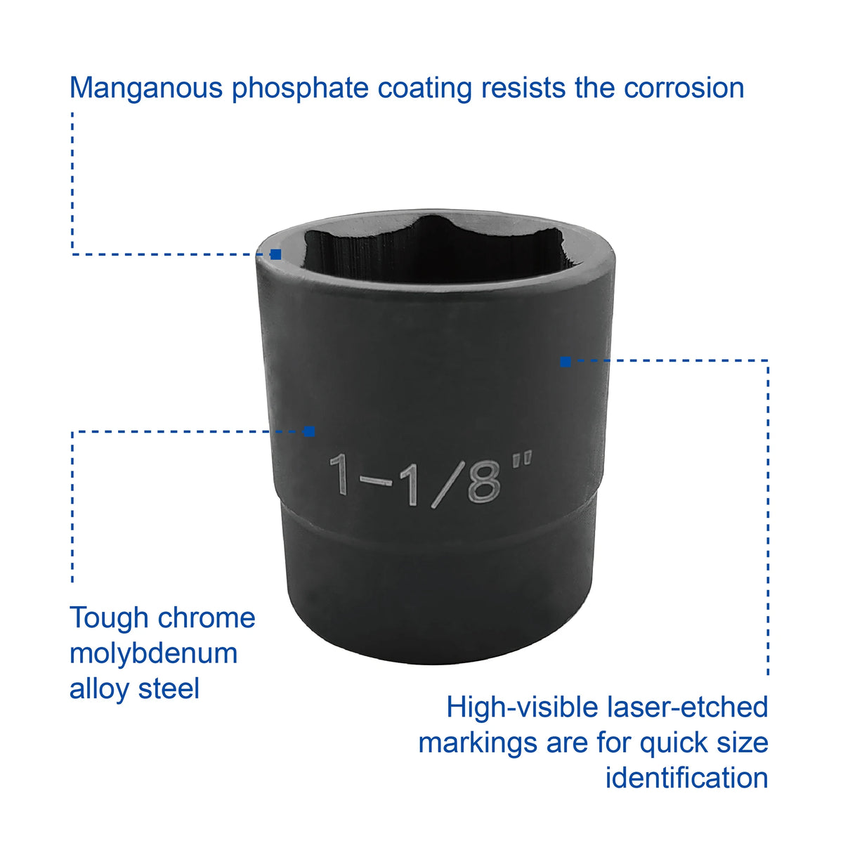 1/2-Inch Drive Impact Socket Set