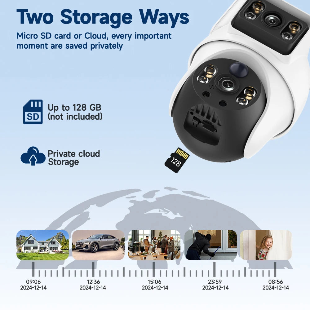 8MP 4K Wireless Solar Camera