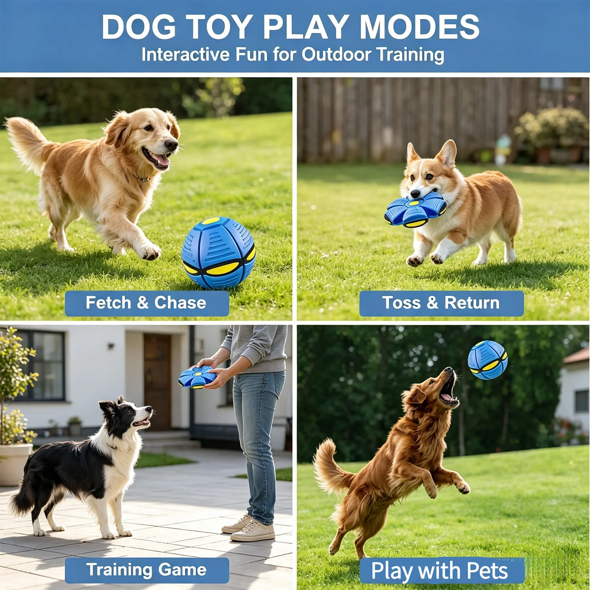 Six-Light Pet Bouncy Ball