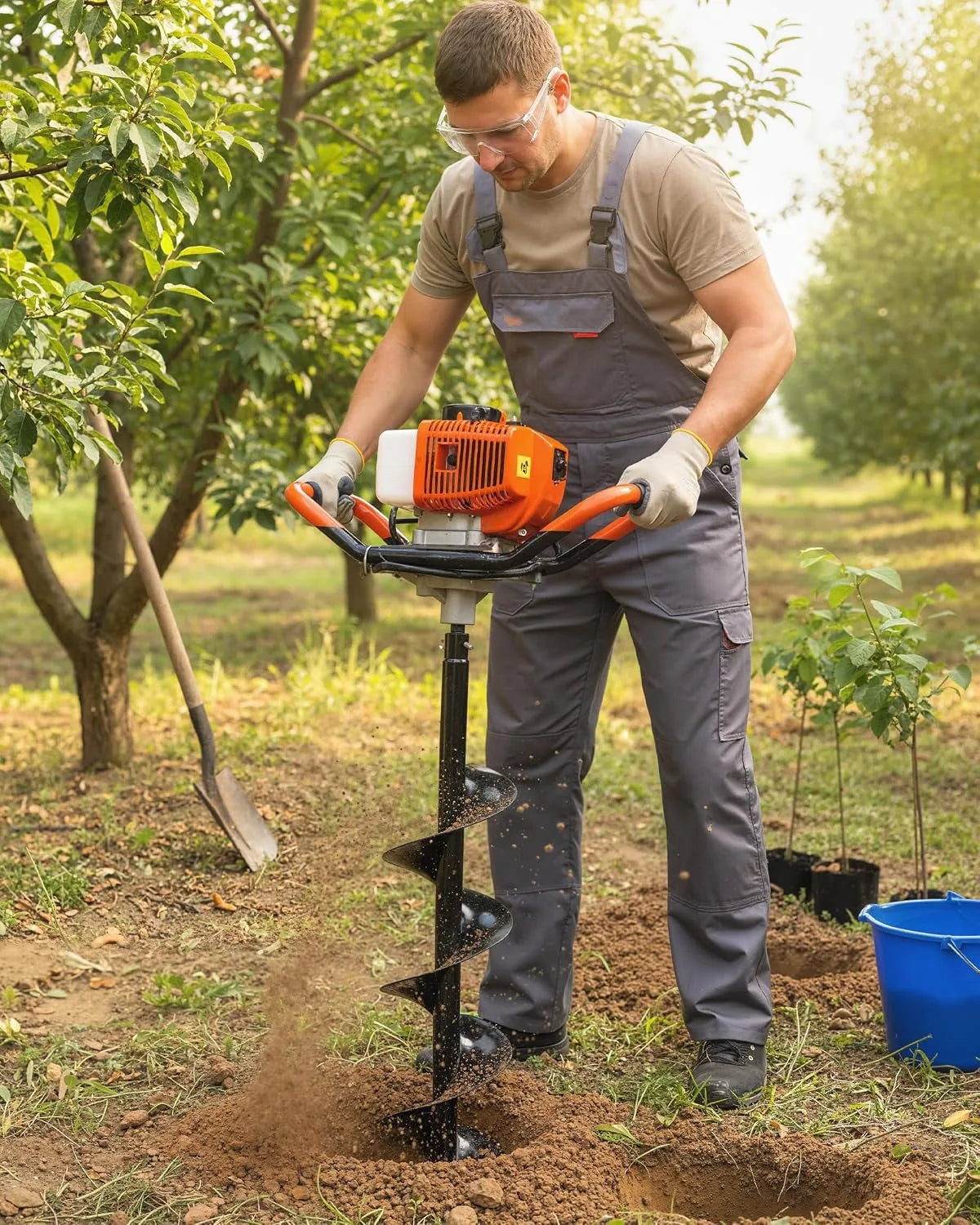 43cc Gas Powered Post Hole Digger