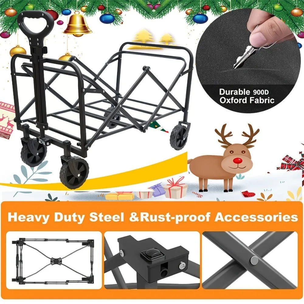 Folding Wagon Cart | Heavy Duty