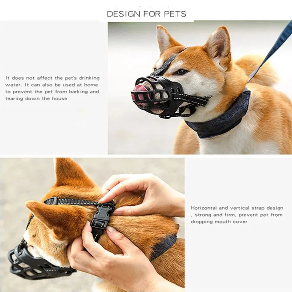 Soft Silicone Dog Muzzle