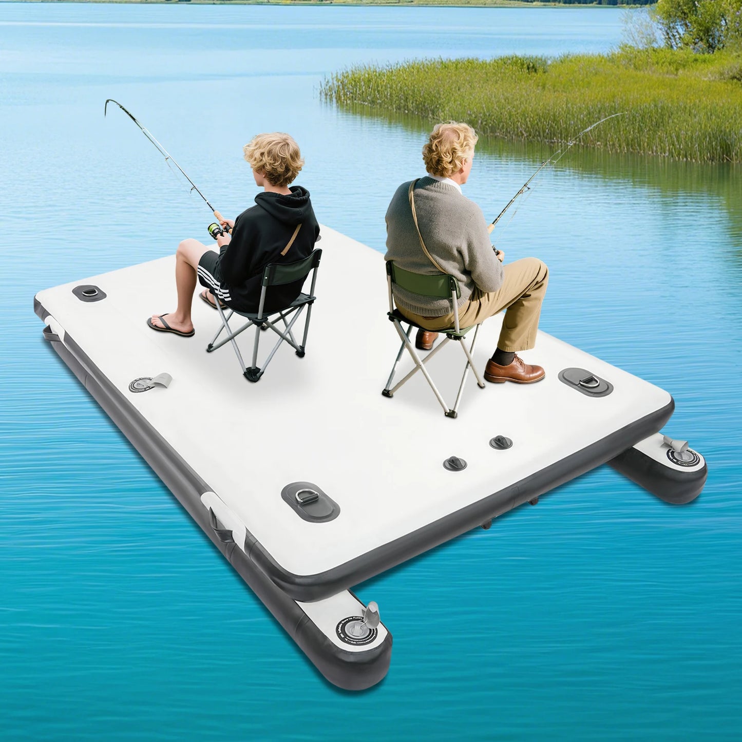 2.5M Portable Inflatable Fishing Boat