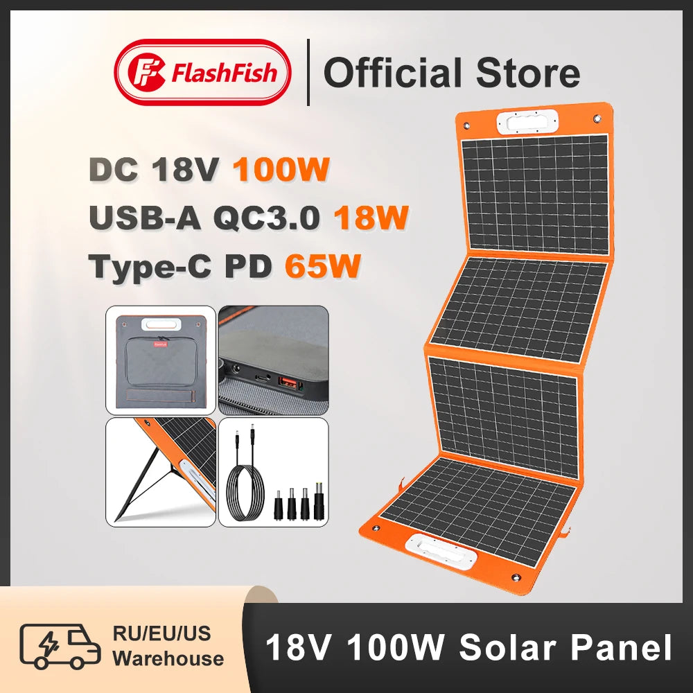 100W Foldable Solar Panel