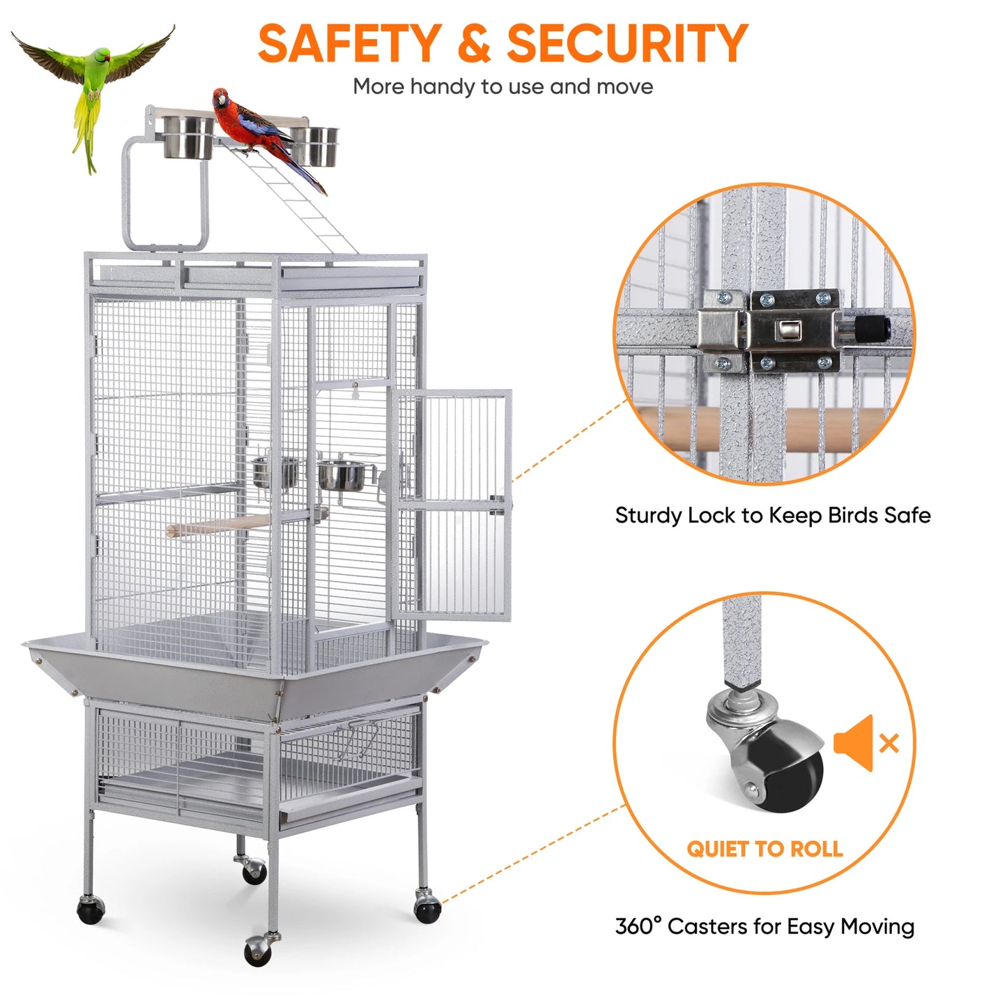 61" Large Bird Cage