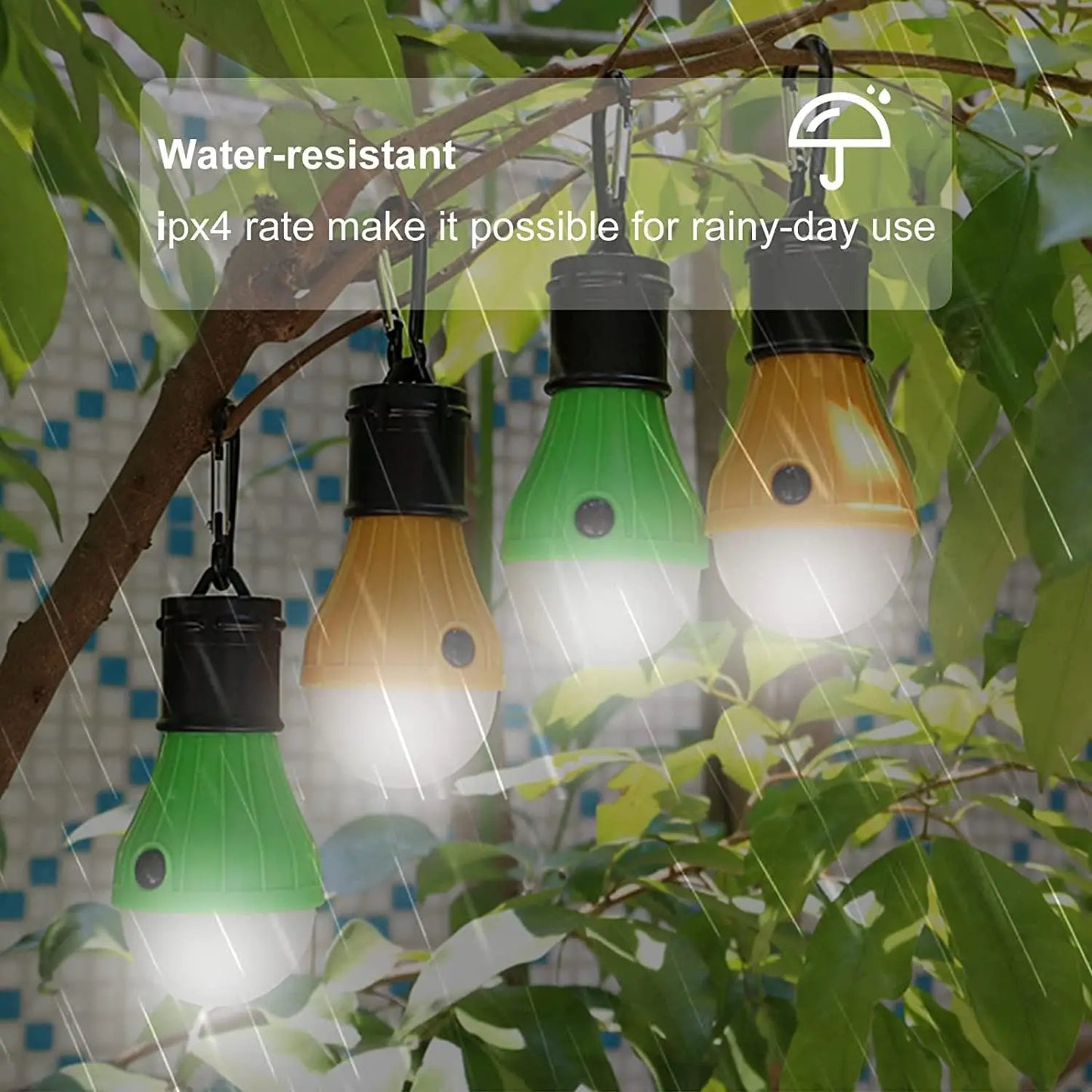 LED Camping Lantern with Clip Hook