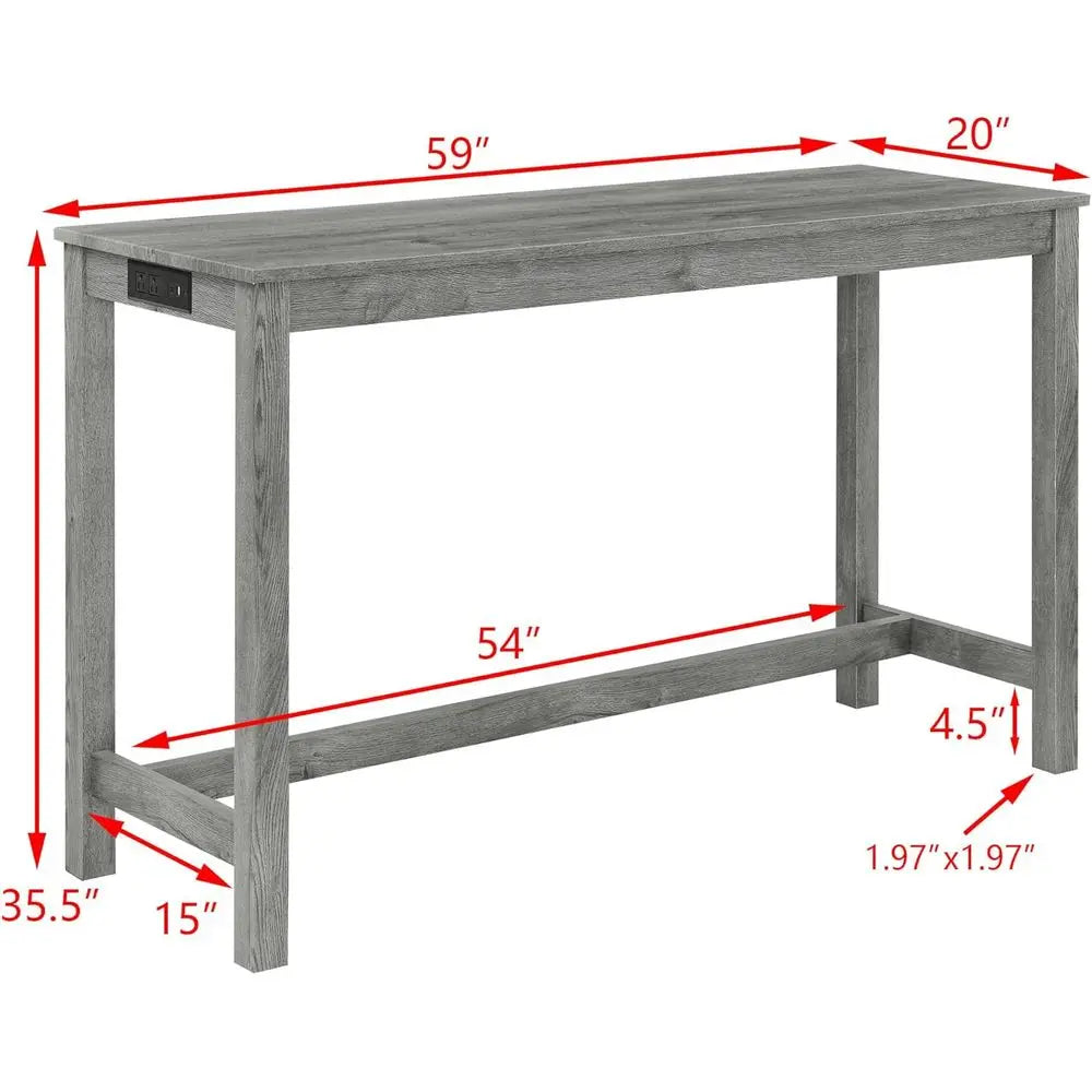 3-Person  Bar Table Set