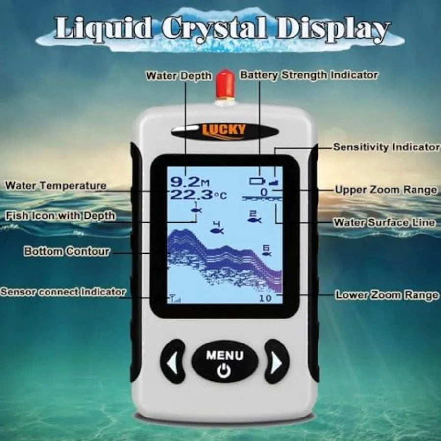 Handheld fish finder