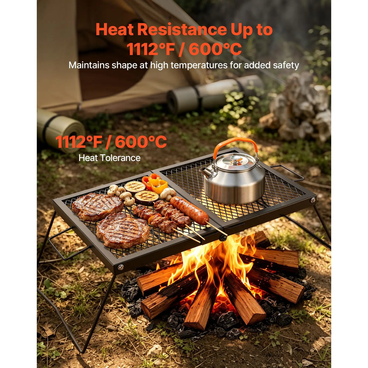 Folding Campfire Grill