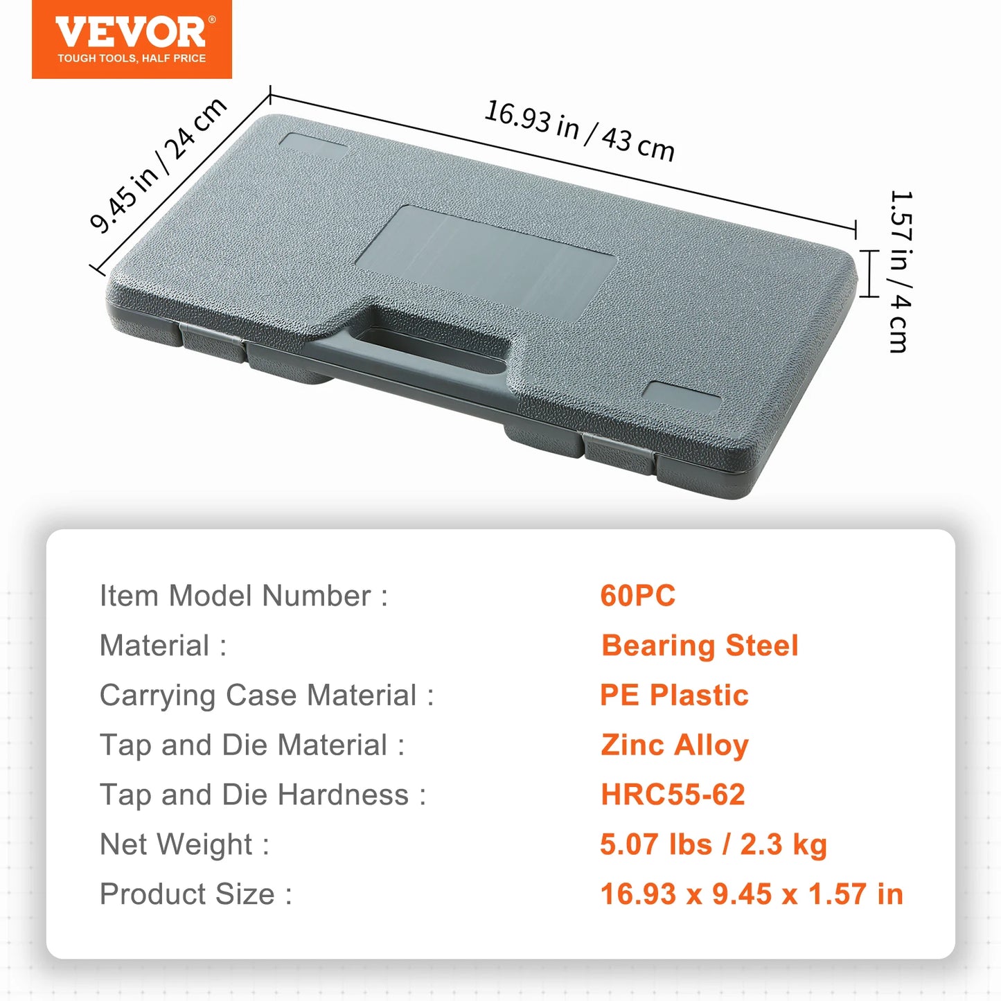 Tap and Die Set Metric SAE