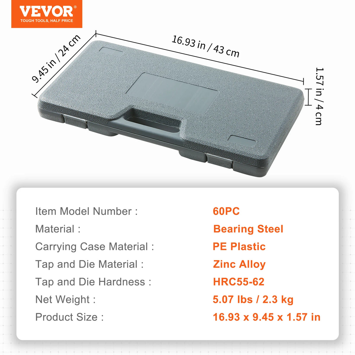 Tap and Die Set Metric SAE