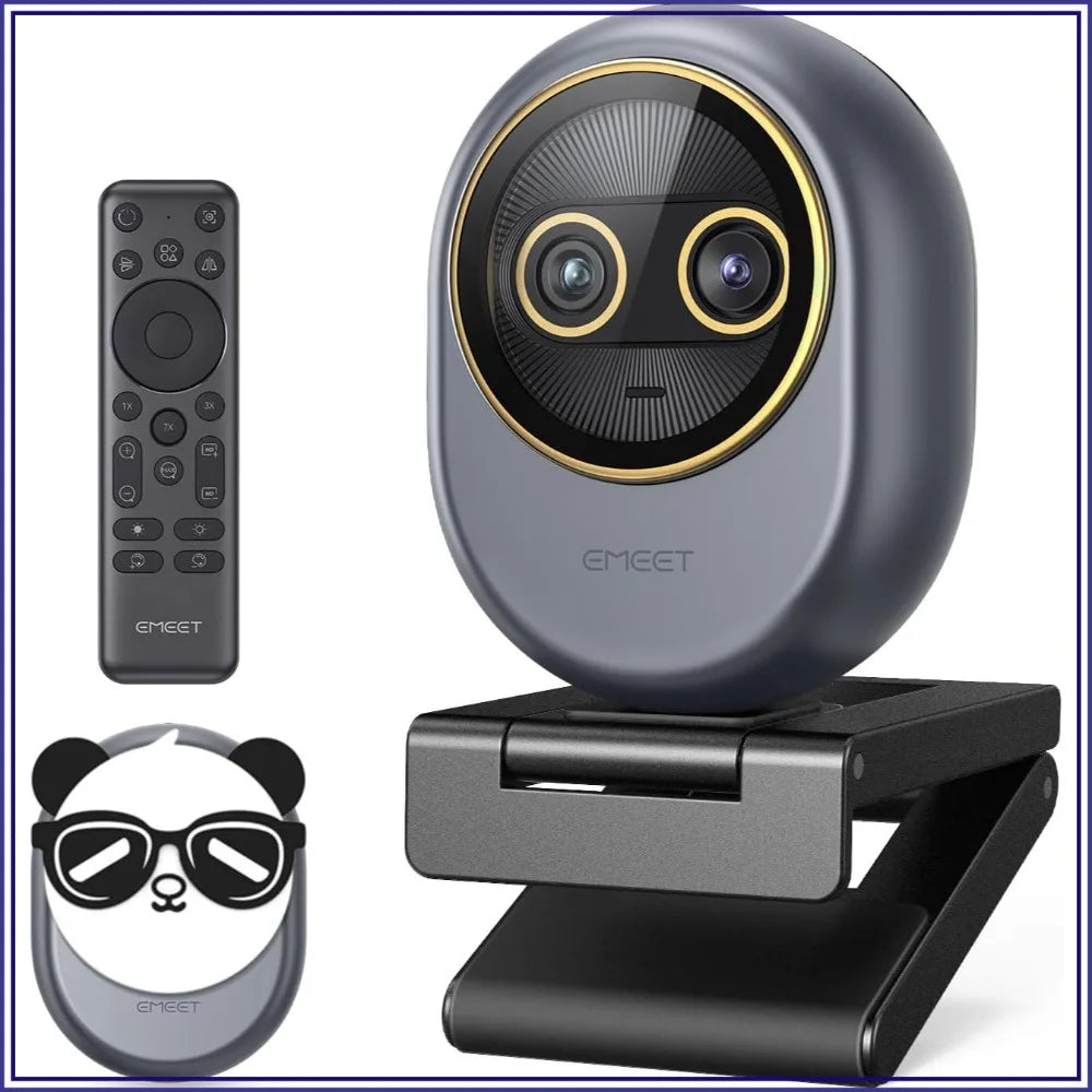 Dual-Camera 4K Webcam