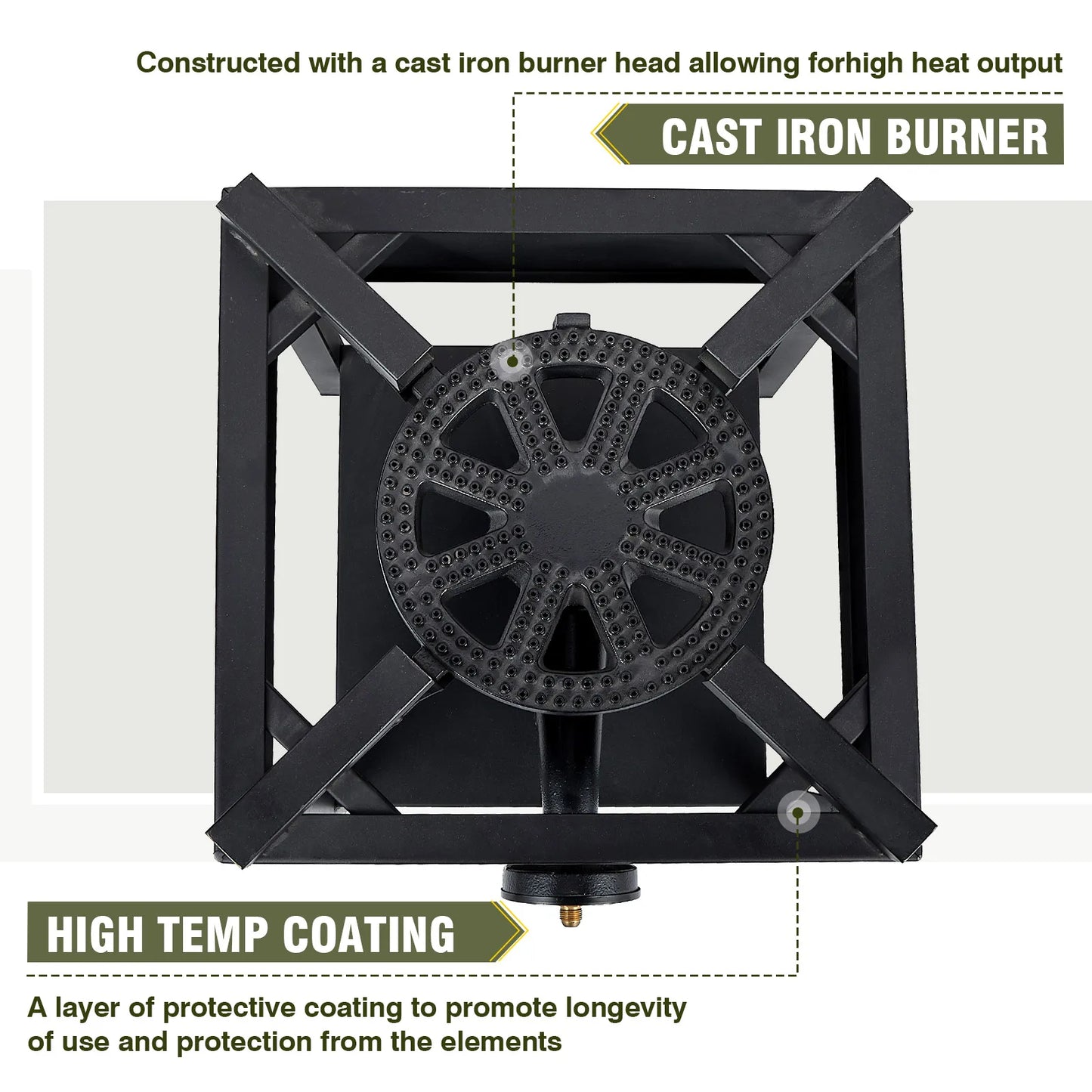 260,000 BTU High Pressure Outdoor Propane Burner