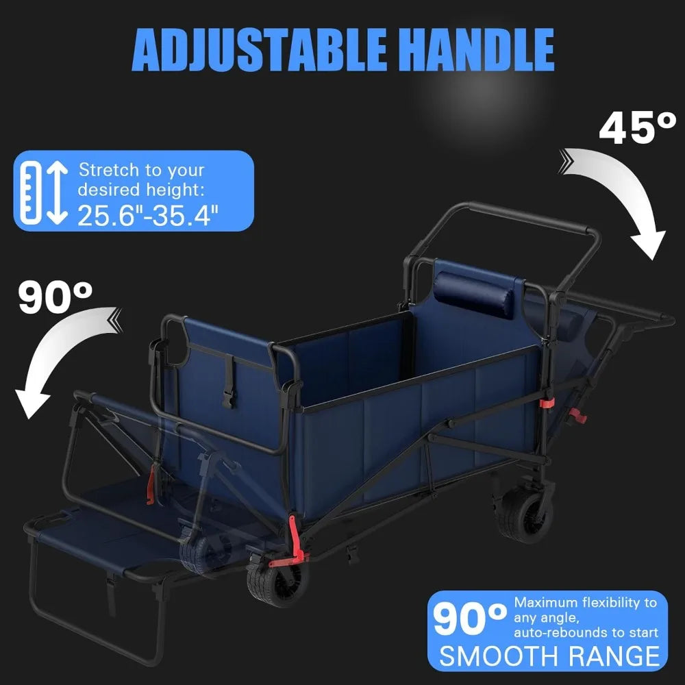 Folding Wagon/Beach Chair,650LBS