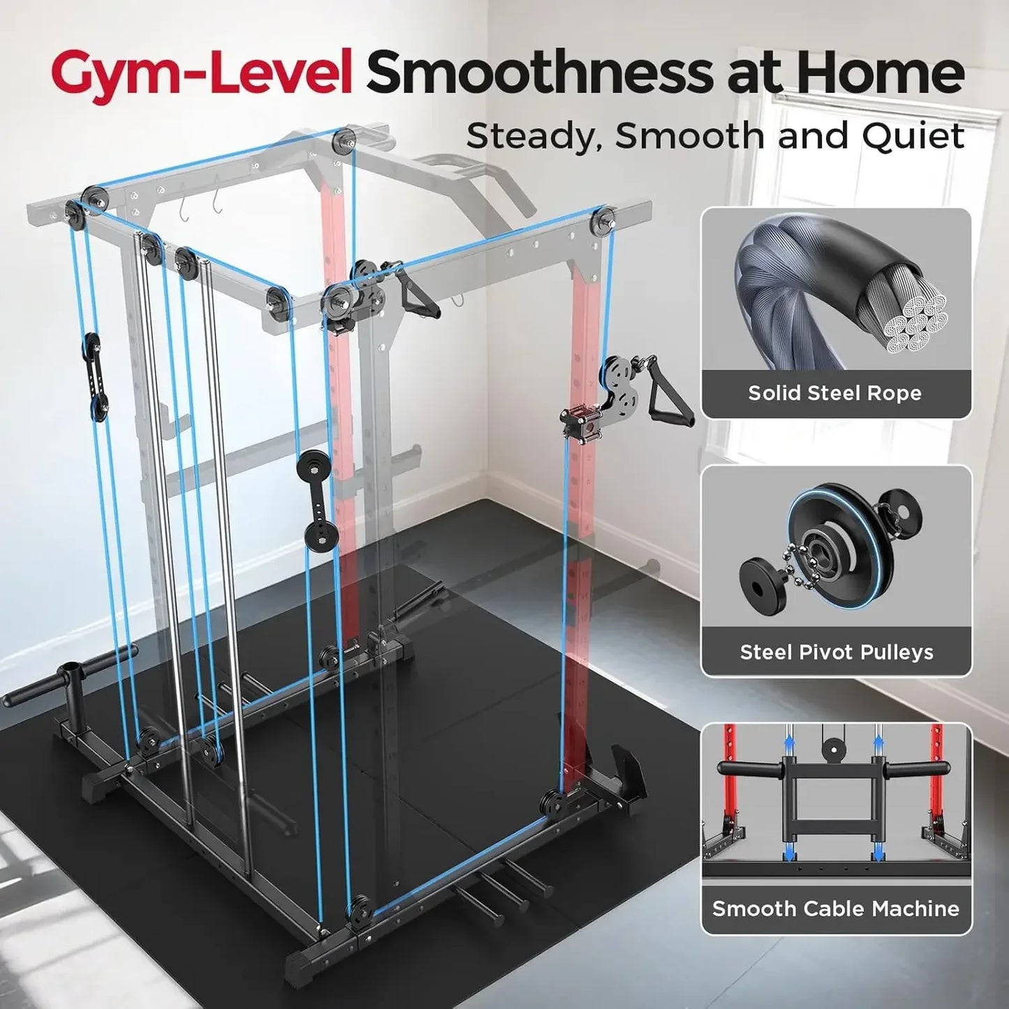 1500lbs Multi-Function Power Rack